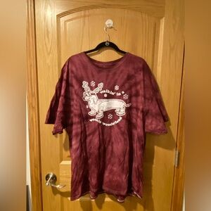 Beangoods Walking In A Weenie Wonderland Christmas Dachshund Tie Dye T Size 3XL